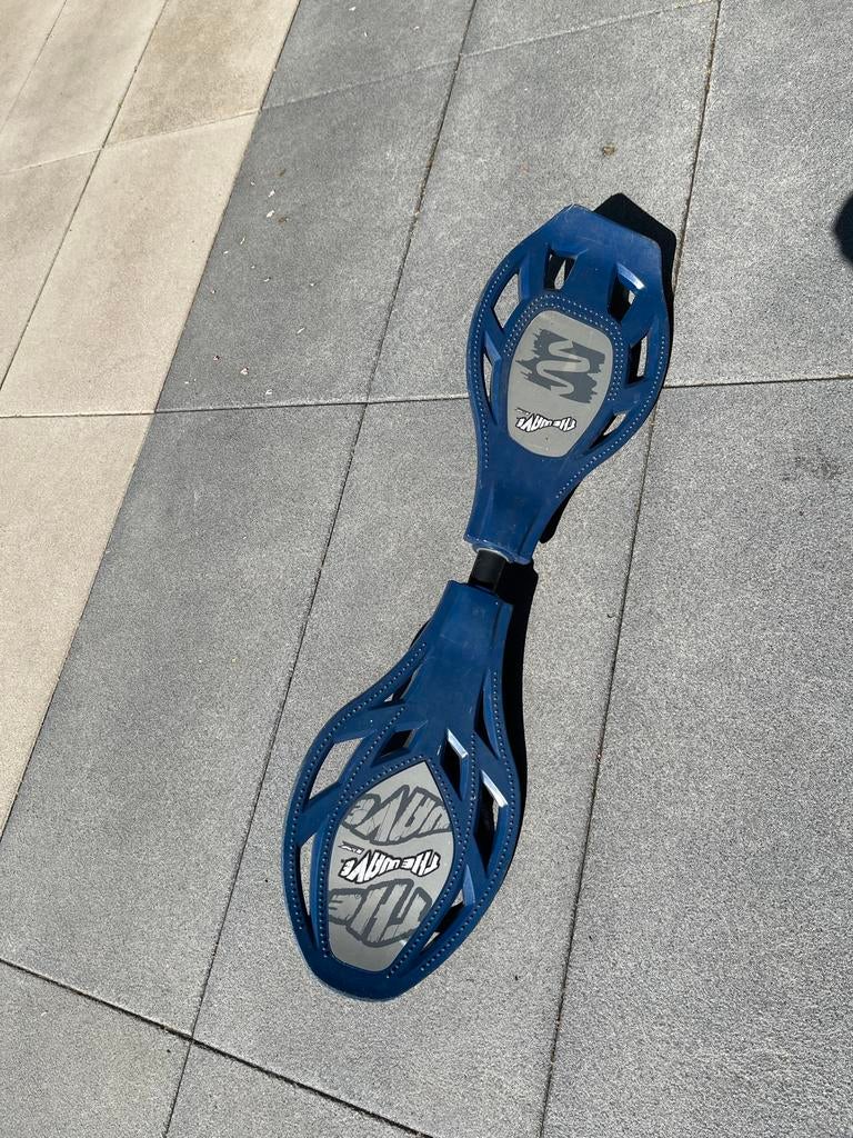 Waveboard - The Wave - Blauw - Gebruikt, Ophalen, Gebruikt, Waveboard