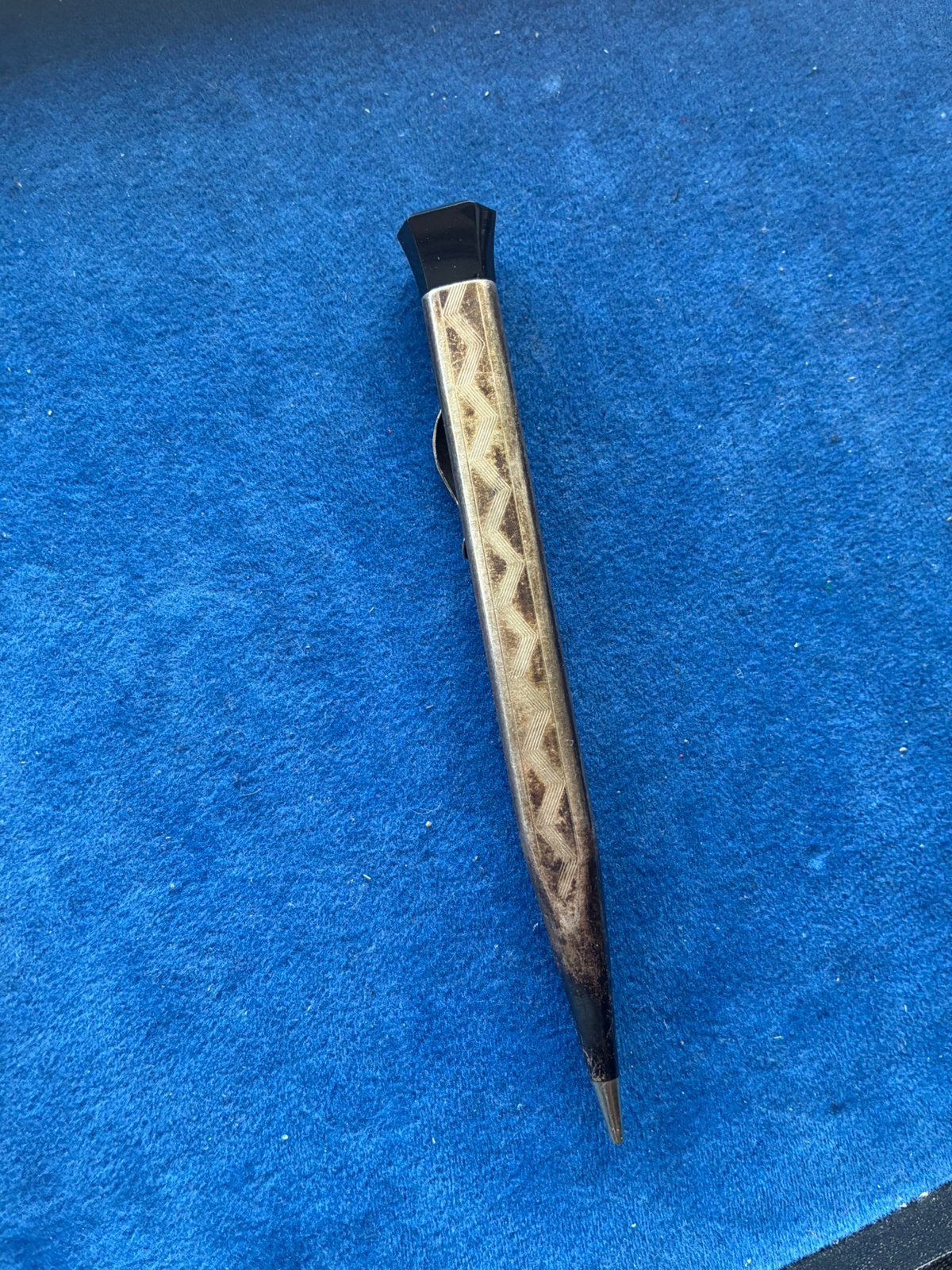Antiek zilveren vulpotlood ,830 zilver, Ophalen of Verzenden, Zilver