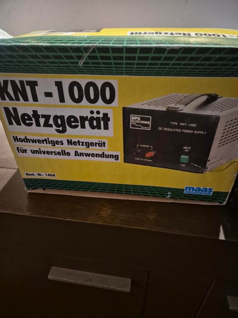 Maas KNT-1000 Netvoeding - DC gereguleerde voeding, Ophalen of Verzenden, Gebruikt