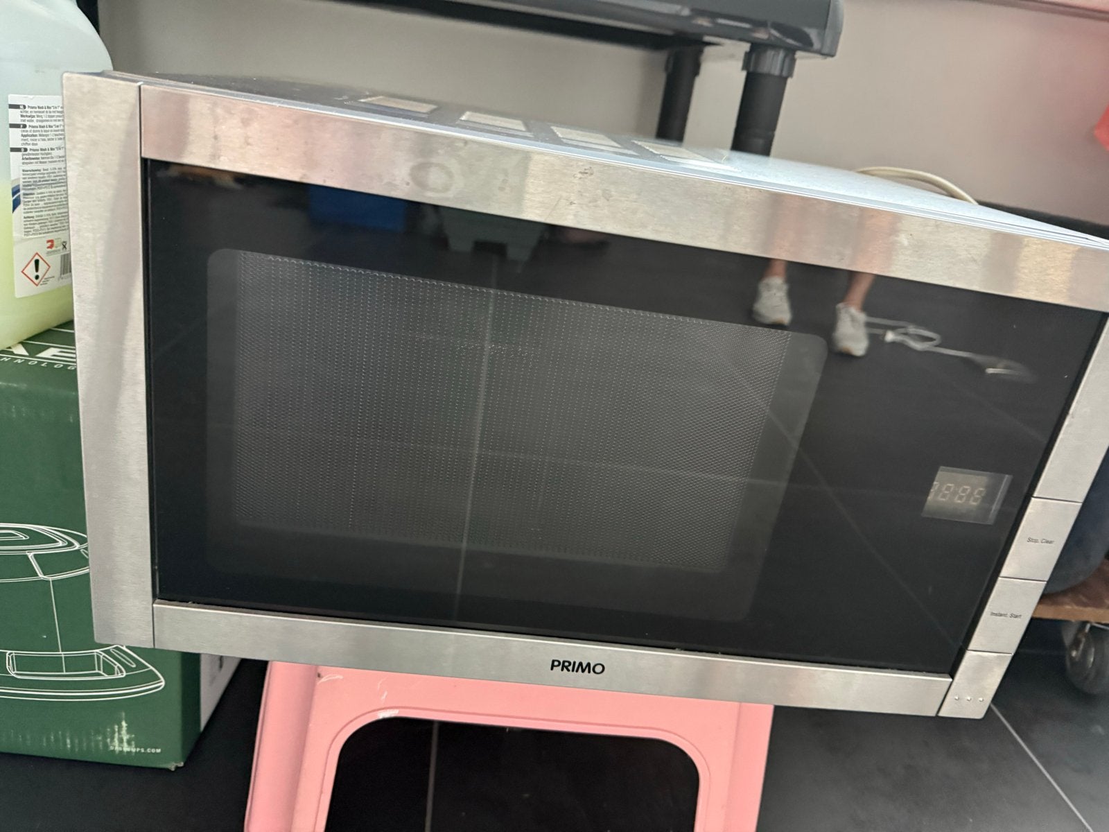 Primo Magnetron met Grillfunctie - Zo goed als nieuw, Combimagnetron, Grill, Ophalen of Verzenden, Zo goed als nieuw