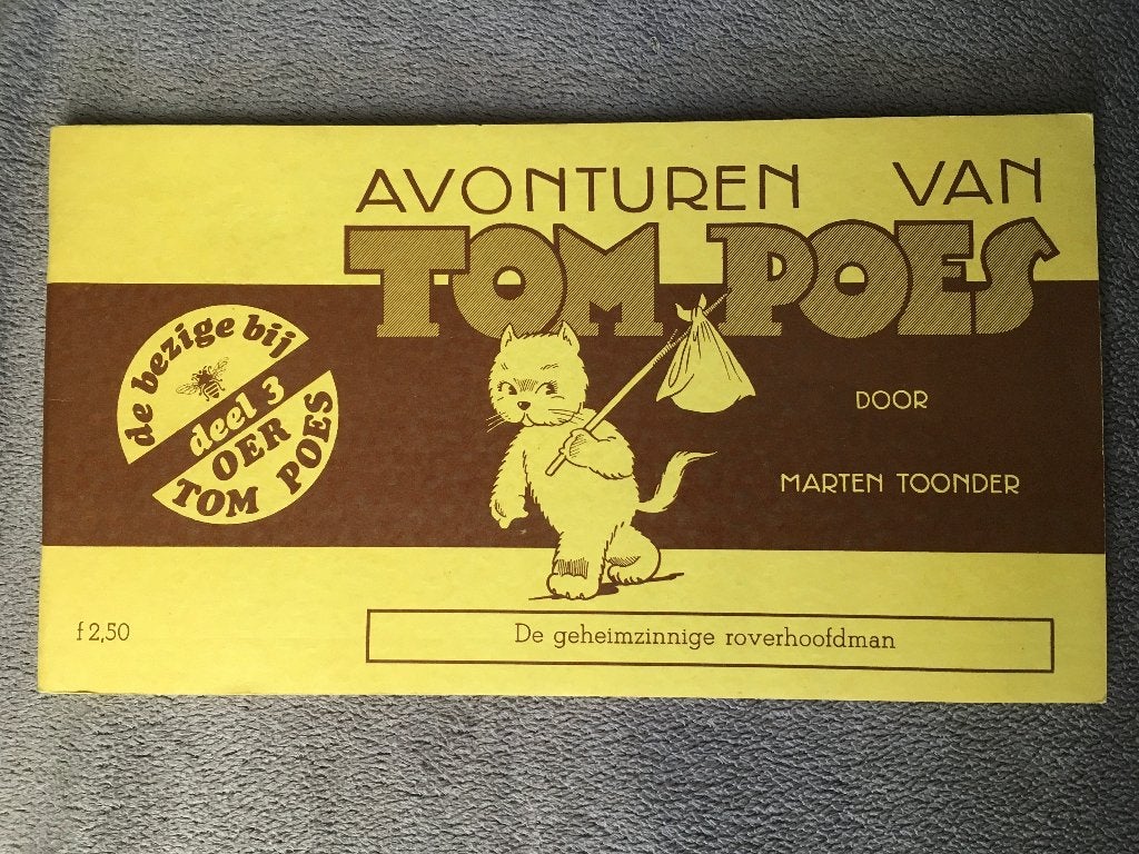 Tom Poes en de geheimzinnige roverhoofdman, Boeken, Stripboeken, Marten Toonder, Eén stripboek, Ophalen of Verzenden, Zo goed als nieuw