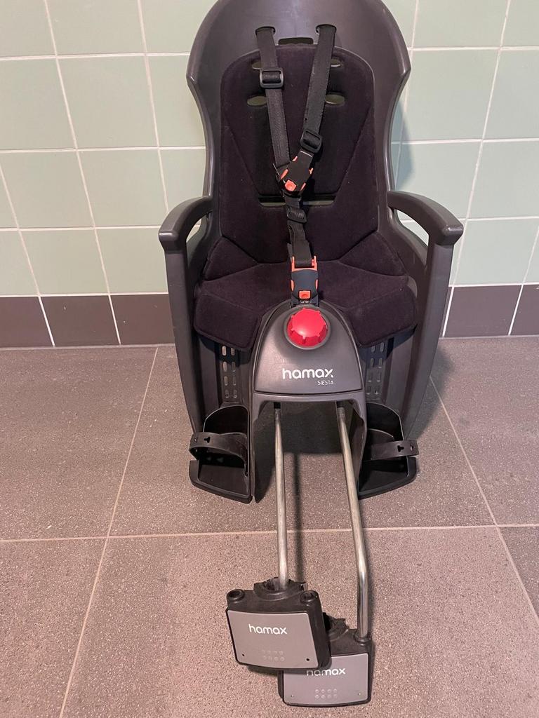 Hamax Siesta Achterzitje - Comfortabel  met 2 bevestiging, 15 t/m 25 kg, Achterzitje, Voetsteuntjes, Ophalen of Verzenden