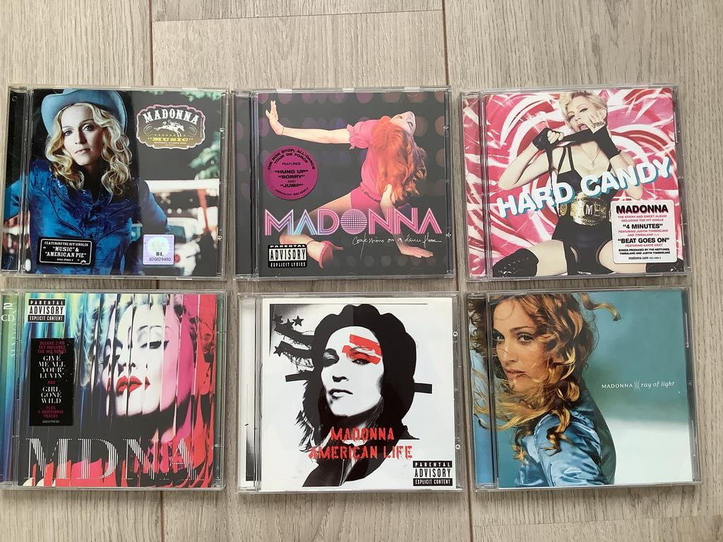 Madonna CD Collectie - 6 Albums, Ophalen of Verzenden, 2000 - 2009, Zo goed als nieuw
