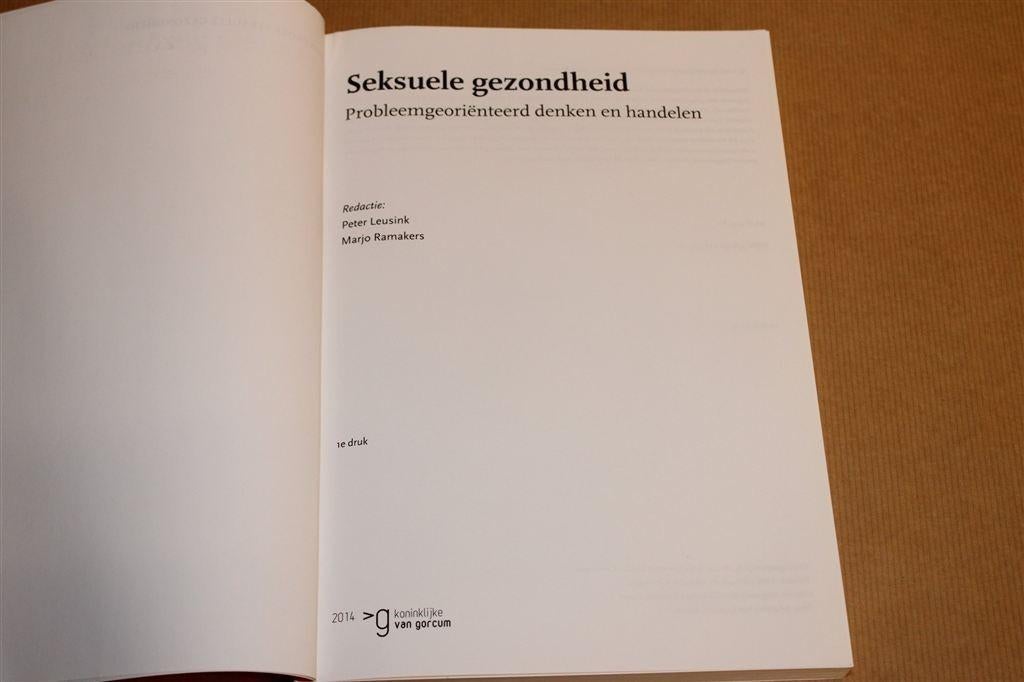 Seksuele Gezondheid — Handboek voor Praktisch Hulpverlenen, Boeken, Ophalen of Verzenden, Alpha, Zo goed als nieuw, HBO