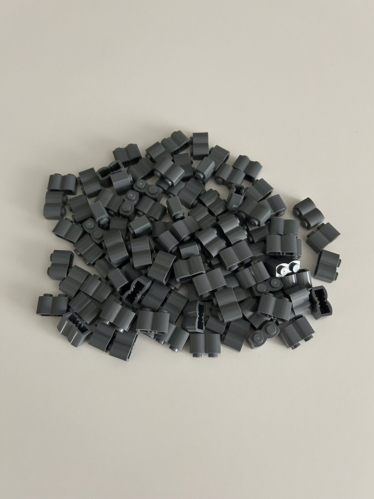 Lego palisade stenen Donkergrijs 1x2 - 100 stuks - Nieuw, Overige thema's, Lego, Nieuw, Ophalen of Verzenden