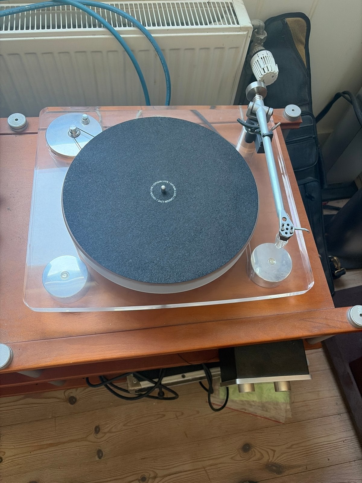 Platenspeler Transrotor met Clearaudio Maestro element, Ophalen of Verzenden, Zo goed als nieuw, Platenspeler, Overige merken