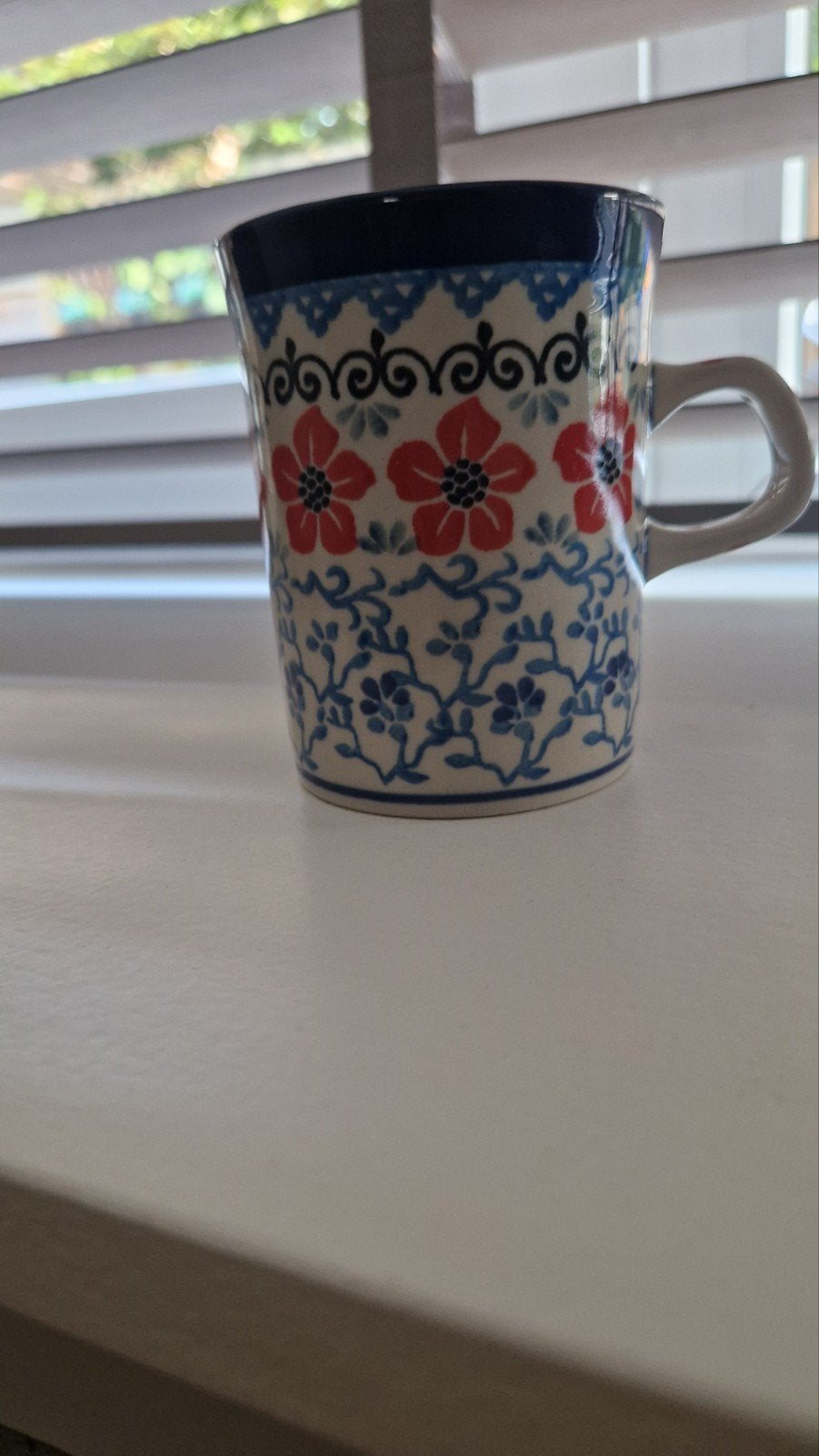 Handgemaakt Bunzlau (Bolesławiec) kopje, Overige merken, Keramiek, Landelijk/Boerenbont, Nieuw