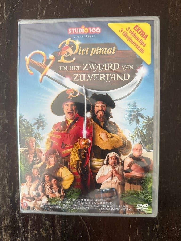 Piet Piraat en het Zwaard van Zilvertand DVD  nieuw in seal, Cd's en Dvd's, Dvd's | Kinderen en Jeugd, Avontuur, Alle leeftijden