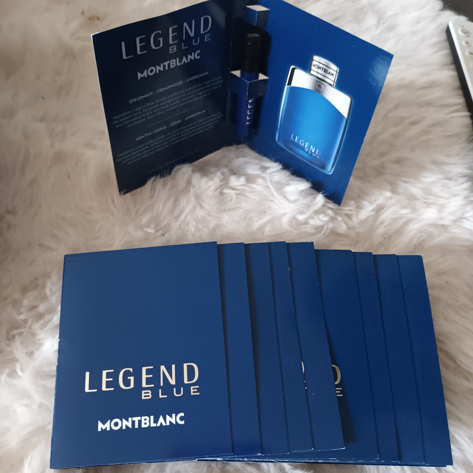 MONTBLANC LEGEND BLUE heren proefjes..10 x..nieuw, Ophalen of Verzenden, Nieuw
