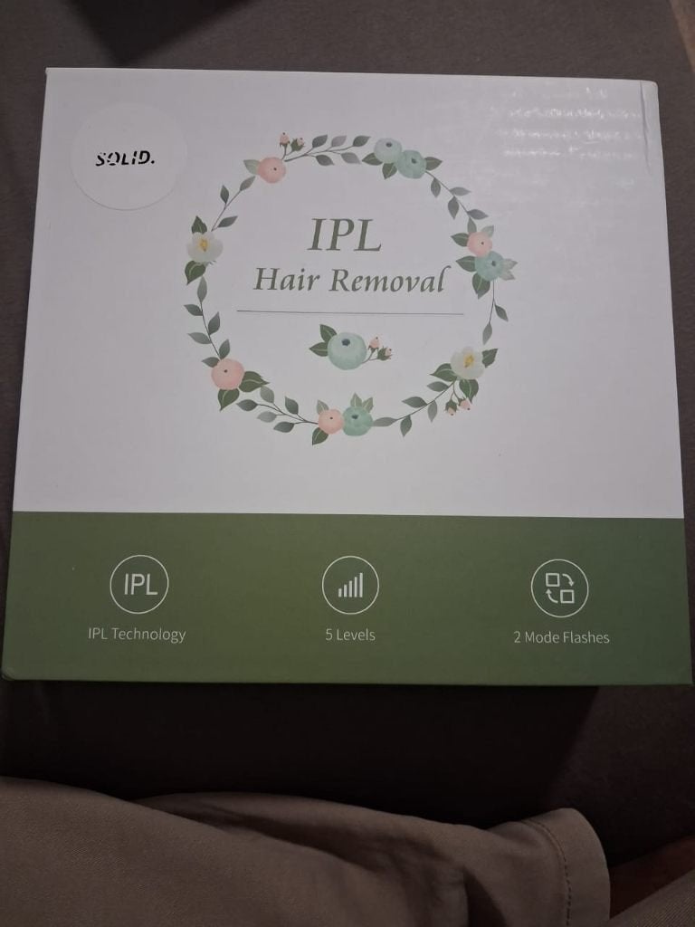 SOLID IPL Hair Removal Device – 5 Levels | 2 Flash Modes, Ophalen of Verzenden, Nieuw, Scheren en Epileren