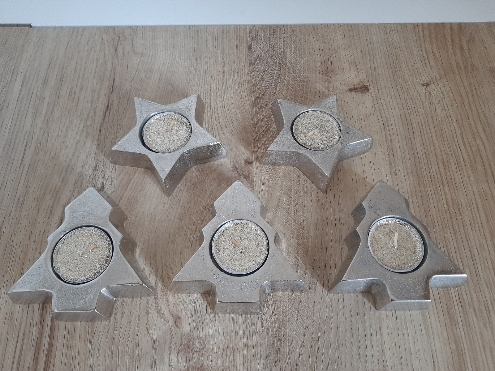 5 kerst waxinelichthouders riviera maison, Verzenden