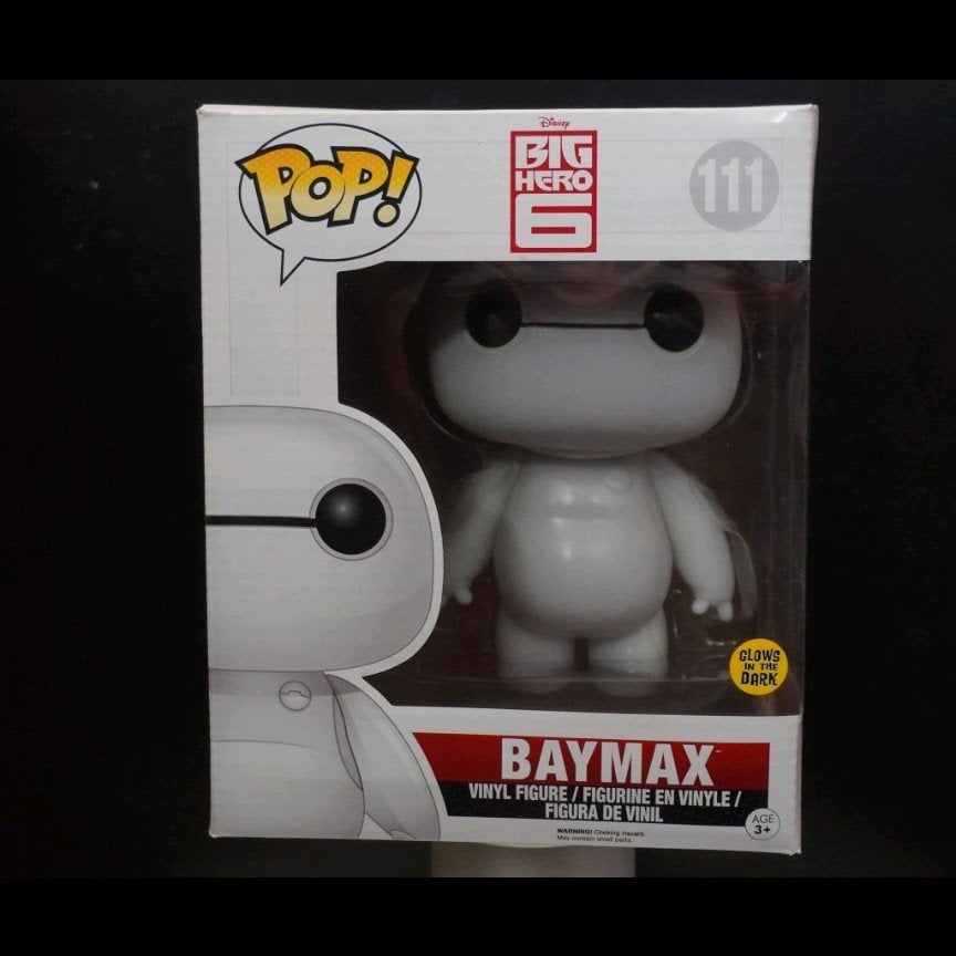 Funko Pop Baymax 111 Glow In the Dark Amazon edition, Ophalen of Verzenden, Zo goed als nieuw