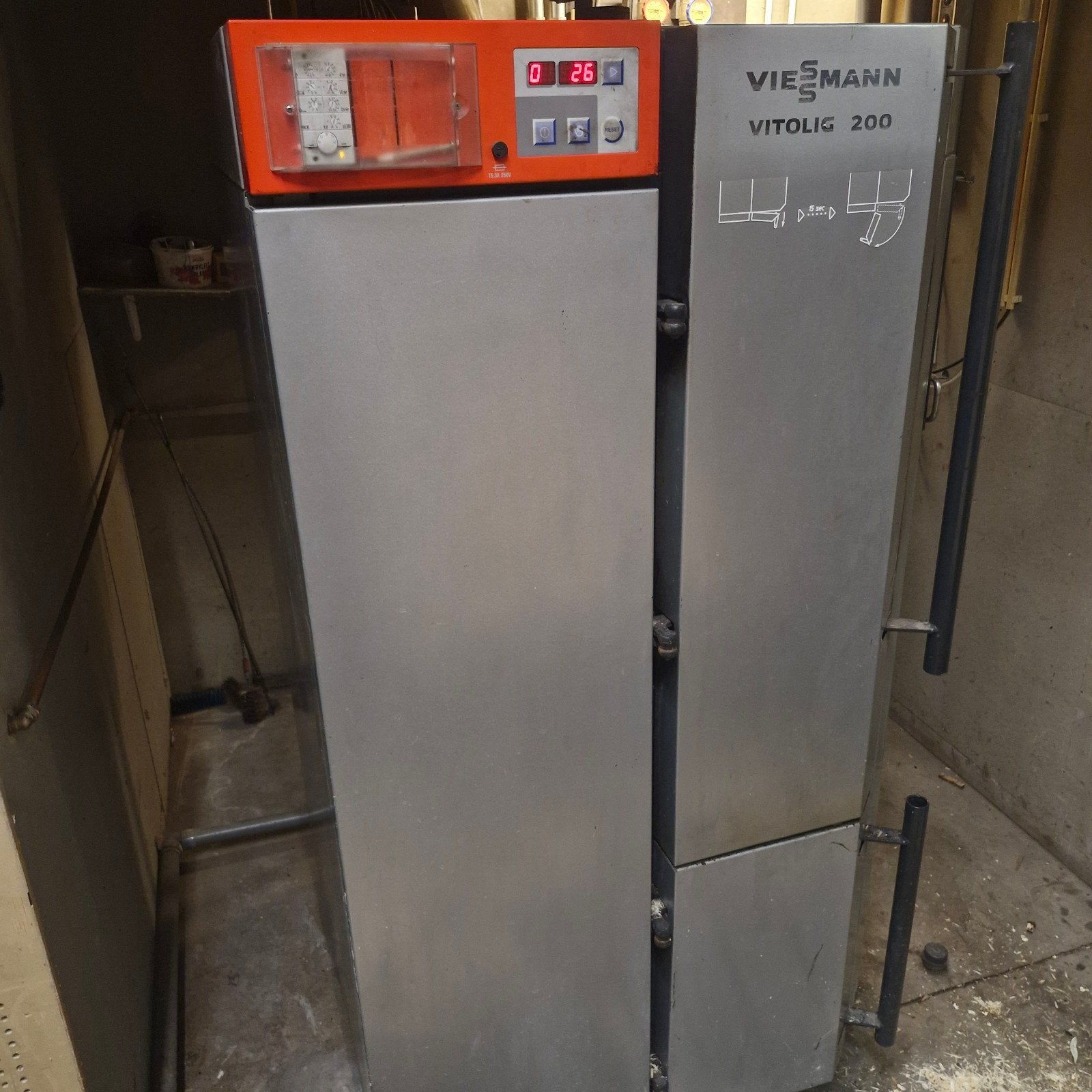 houtvergasser viessman, Hoog rendement (Hr), Kachel, Ophalen of Verzenden, 60 tot 150 cm