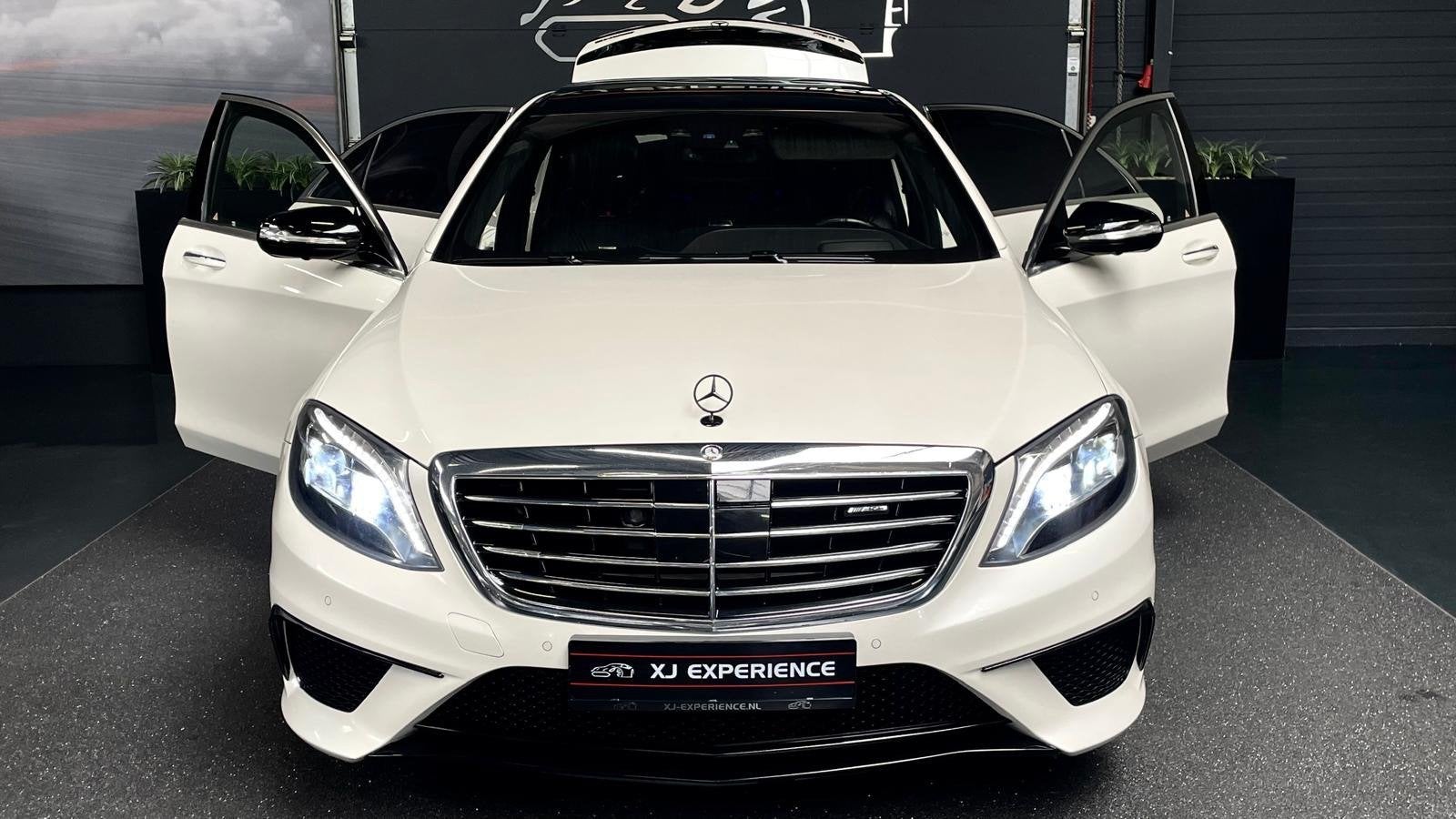 Mercedes-Benz S-klasse AMG 63 4Matic Lang 585 PK PANO Keram, Automaat, 5461 cc, Gebruikt, Wit