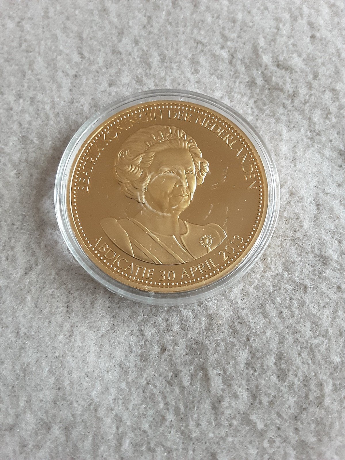 ABDICATIE Munt , BEATRIX 2013., Ophalen of Verzenden, Zilver