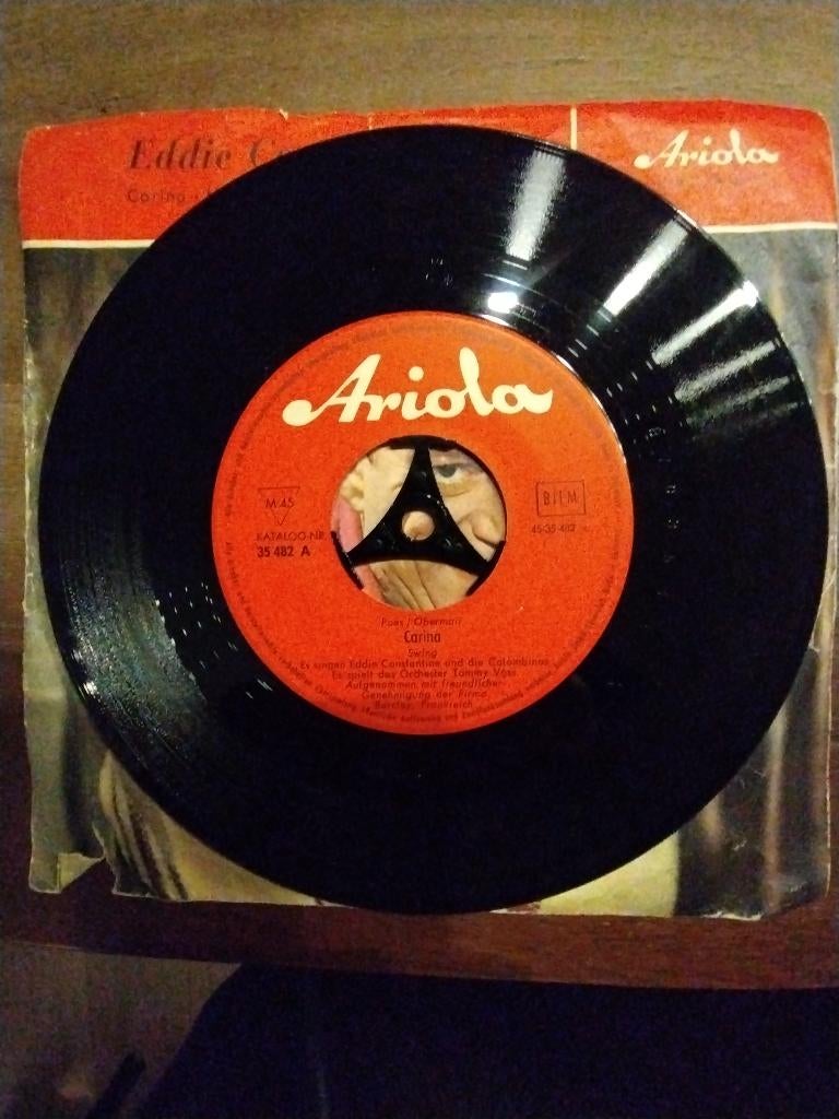 Eddie Constantine, Gebruikt, 7 inch, Single, Ophalen of Verzenden