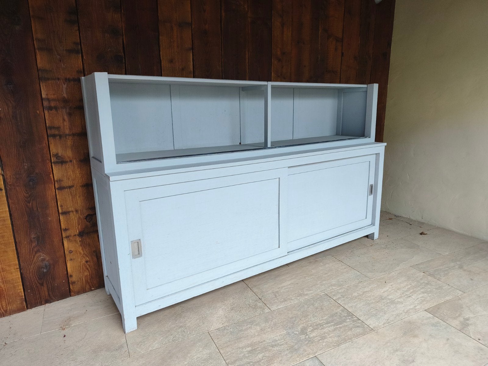 Houten kast 220x134x50cm, Huis en Inrichting, Kasten | Overige, Ophalen, Gebruikt