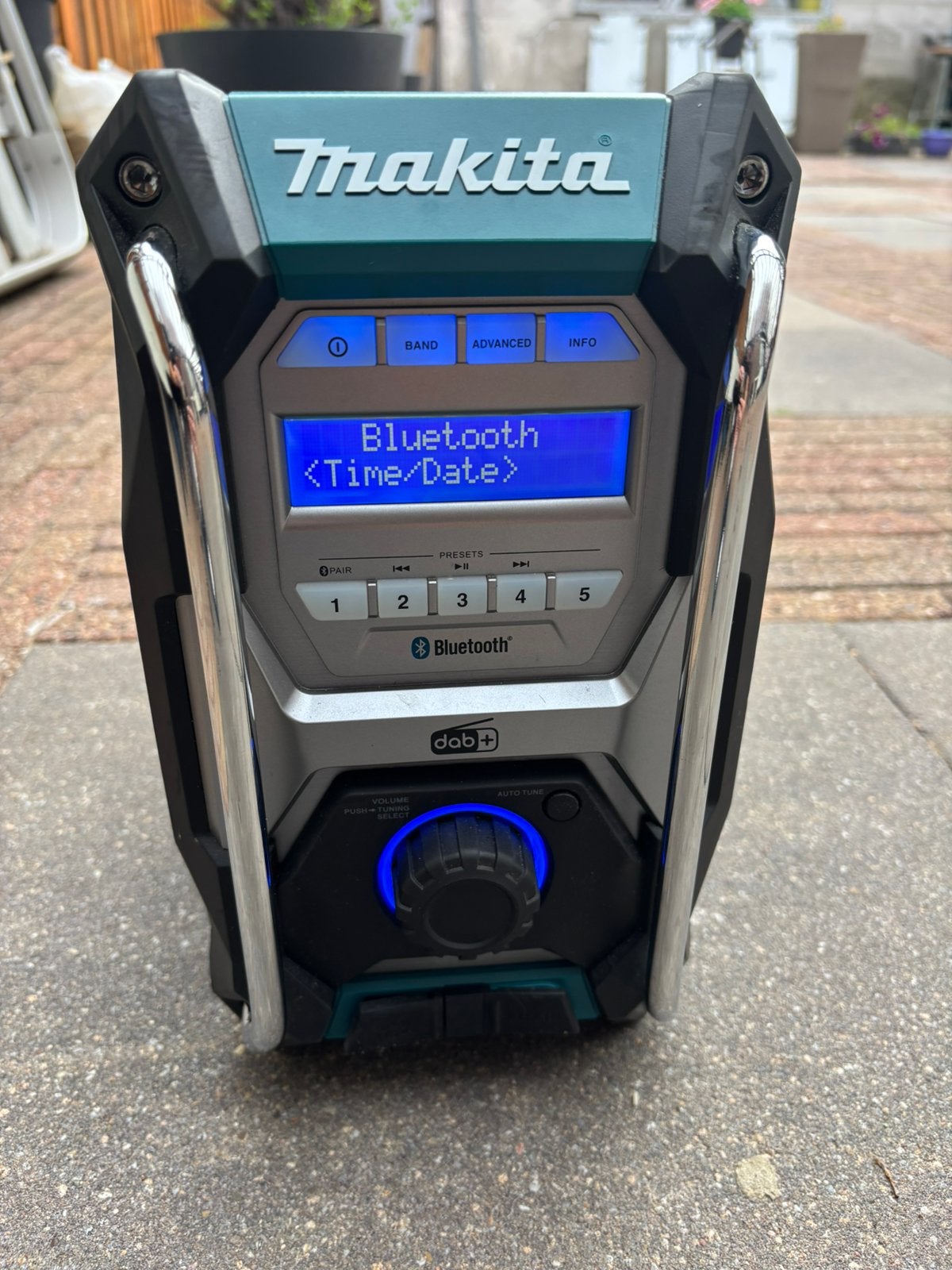 Makita radio met accu, Audio, Tv en Foto, Ophalen of Verzenden, Zo goed als nieuw, Bouwradio
