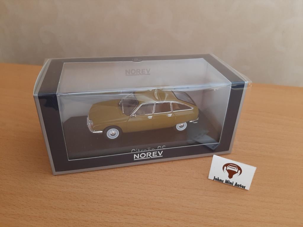 Citroën GS 1971 in bronze van Norev 1:43, Auto, Norev, Ophalen of Verzenden, Norev