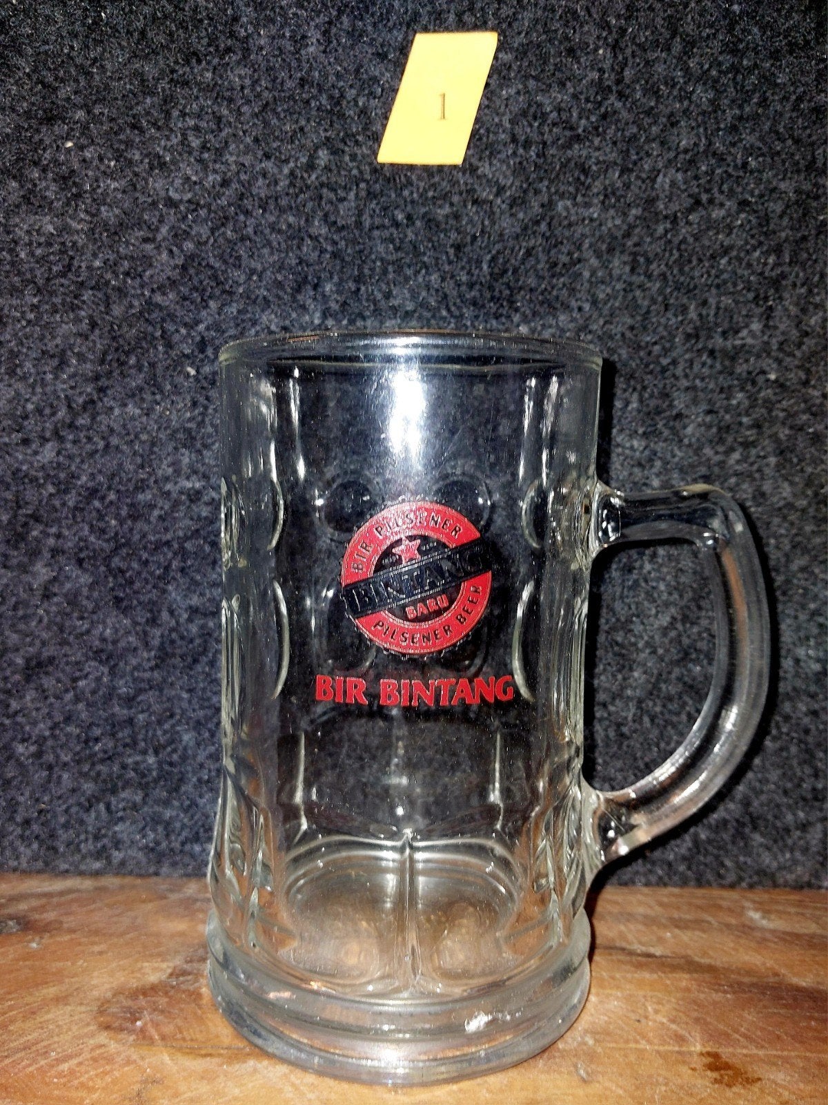 Bierglas met bijbehorende fles Sông Hàn, Ophalen of Verzenden, Gebruikt, Glas of Glazen, Overige merken