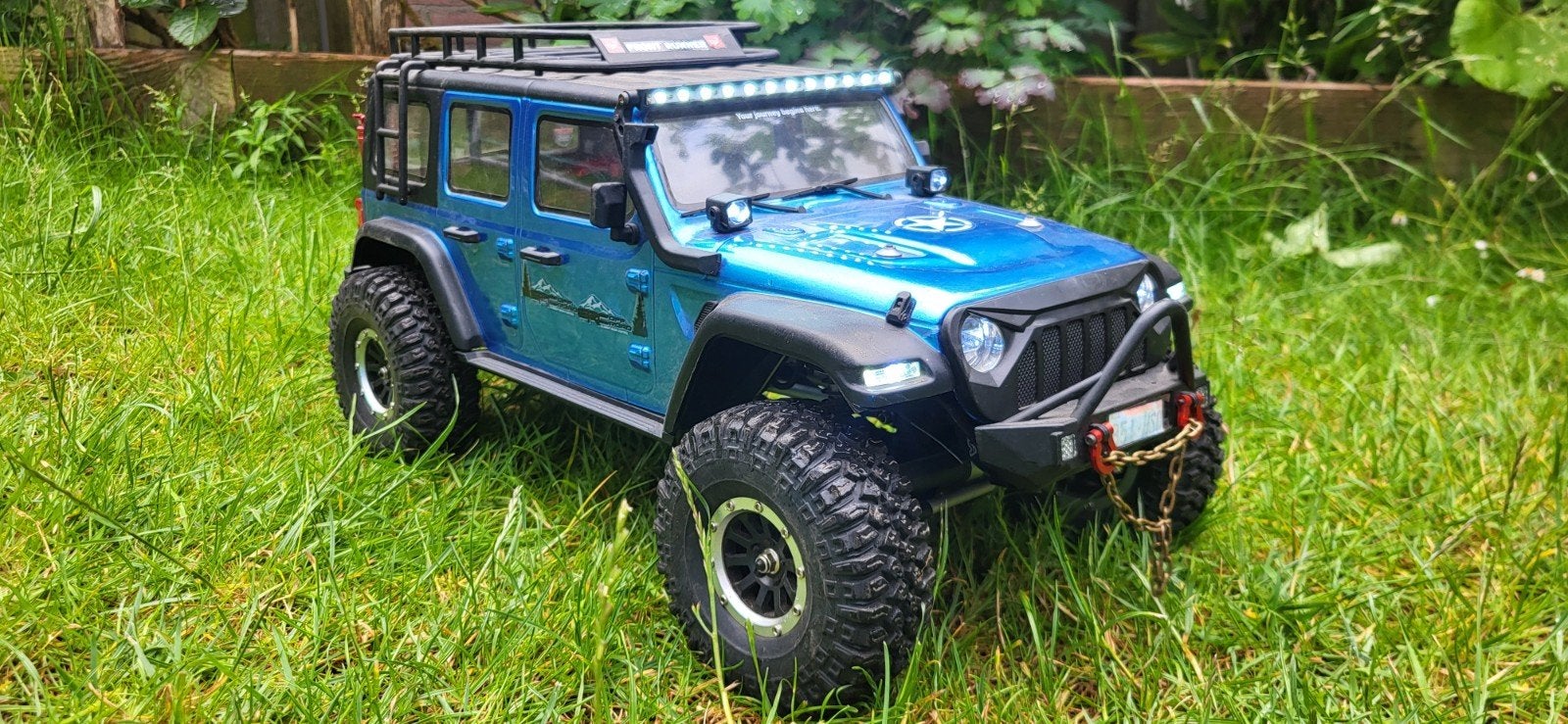 Absima CR3.4 Sherpa 1:10 RC Crawler Jeep Wrangler Rubicon, Elektro, Gebruikt, Auto offroad, Ophalen of Verzenden