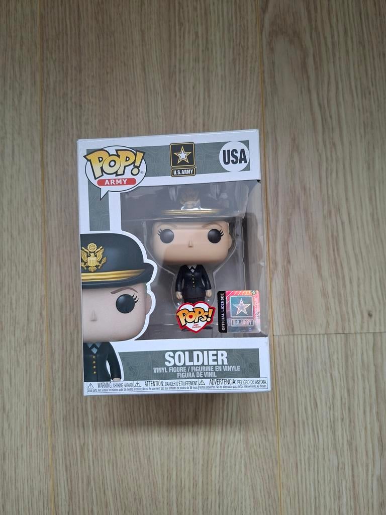 Funko Pop Soldier USA - Zo goed als nieuw €12,49, Ophalen of Verzenden, Zo goed als nieuw