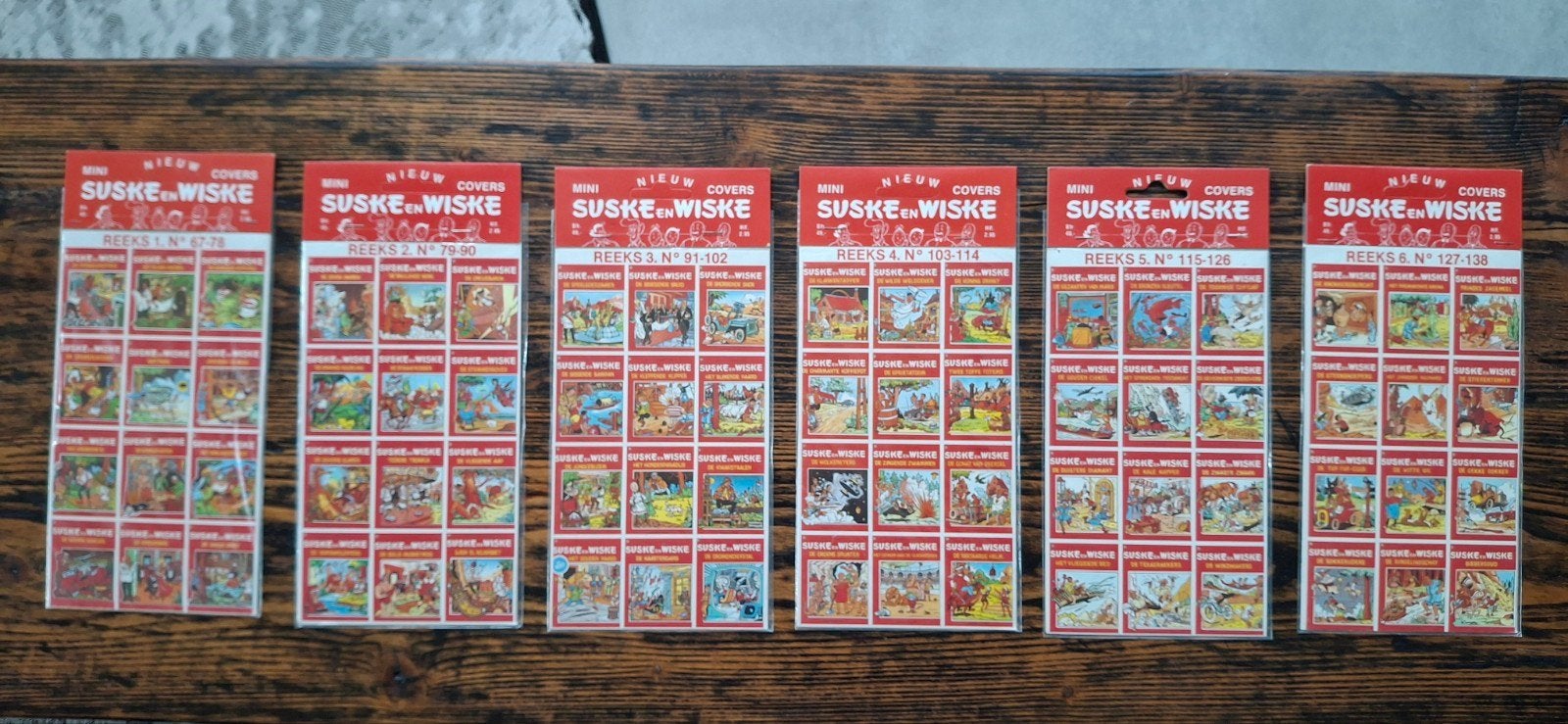 Suske en Wiske Mini Stickerboeken en Covers - Nieuw, Ophalen of Verzenden