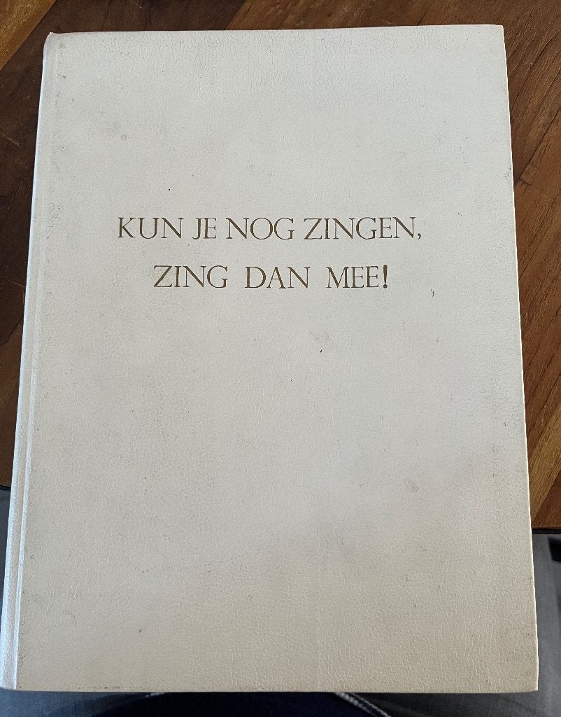 Boek "Kun je nog zingen ,zing dan mee "uit 1959, Gelezen, J. Veldkamp en K. de Boer, Ophalen of Verzenden, Algemeen