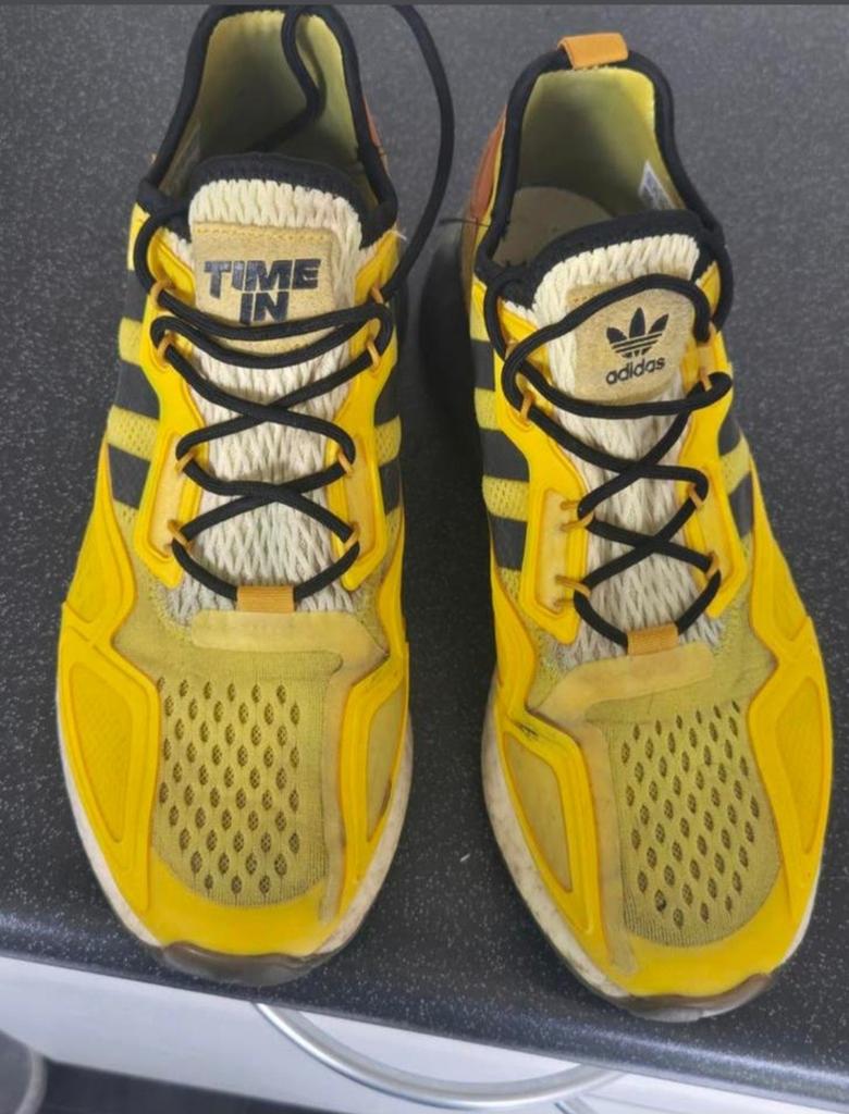 Adidas ZX 2K Boost Ninja sneakers - Geel/Zwart, Ophalen, Overige kleuren, Sneakers of Gympen, Adidas