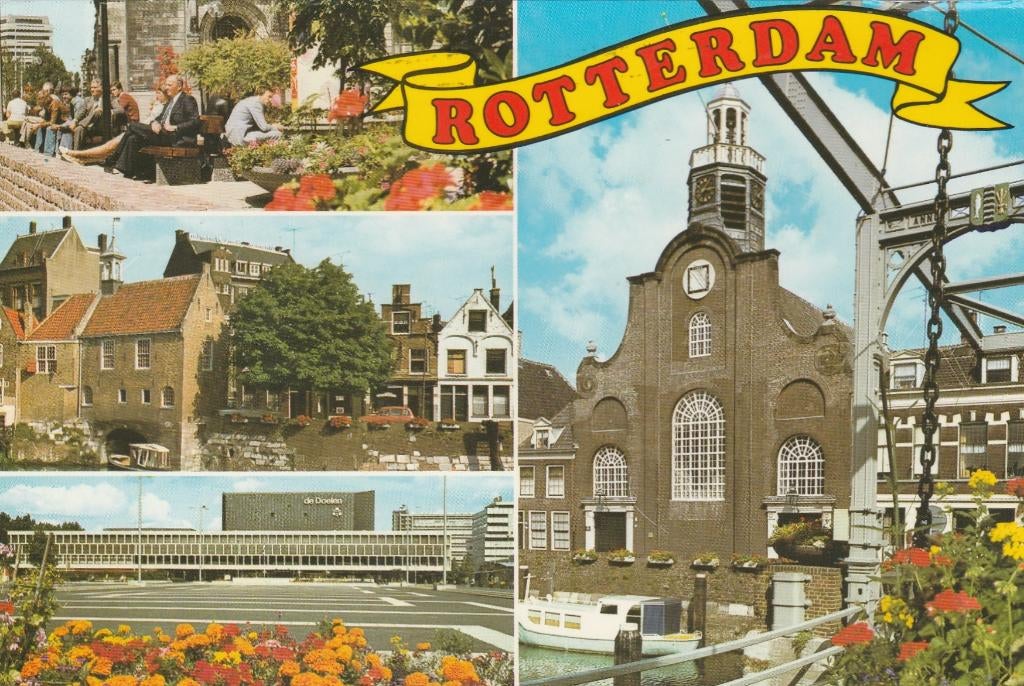ROTTERDAM Delfshaven Doelen Kerk, Verzenden, 1980 tot heden, Gelopen, Zuid-Holland