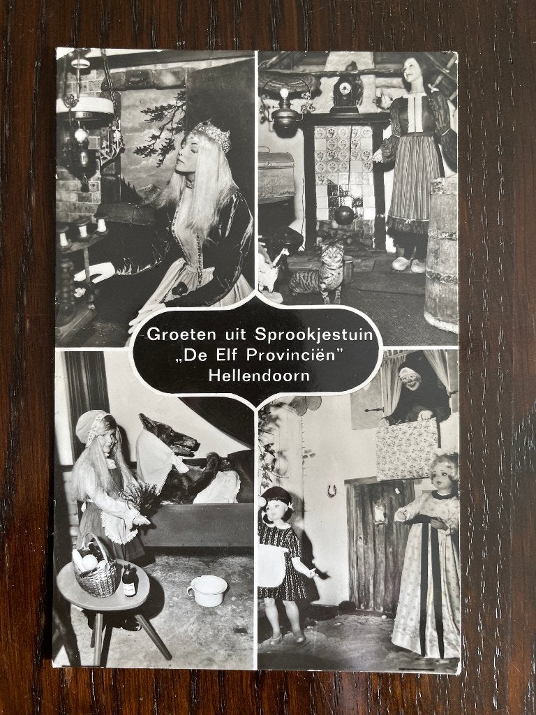 Sprookjestuin De Elf Provinciën Hellendoorn Ansichtkaart, Ophalen of Verzenden, 1960 tot 1980, Ongelopen, Overijssel