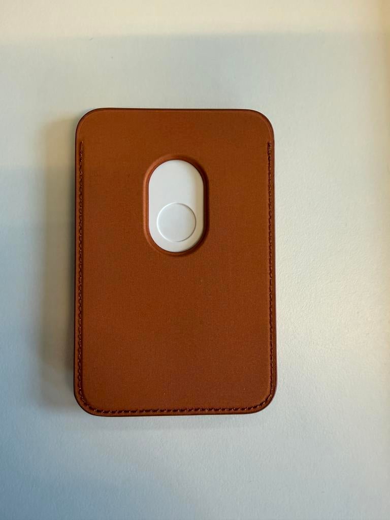 Apple FineWoven wallet magsafe met ‘zoek mijn’ functie, Oranje, Nieuw, Hoesje of Tasje, Ophalen of Verzenden