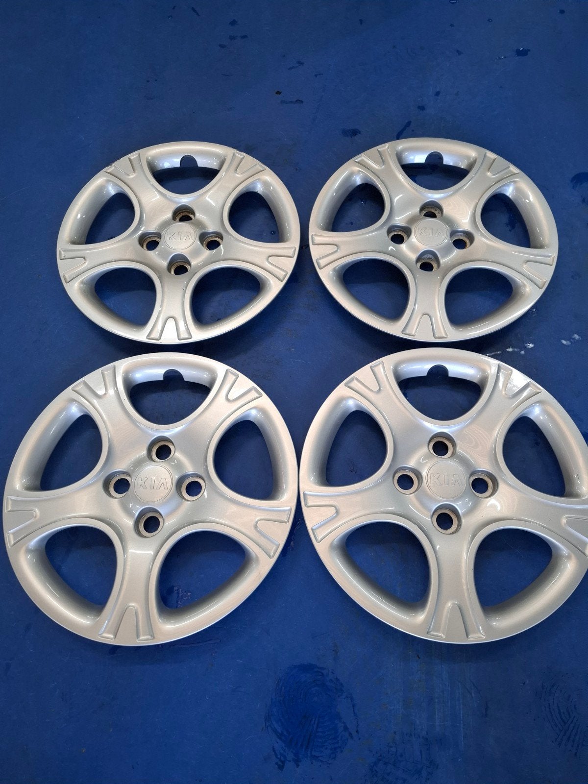 Orginele kia picanto Wieldoppen 14 inch, Ophalen of Verzenden, Zo goed als nieuw