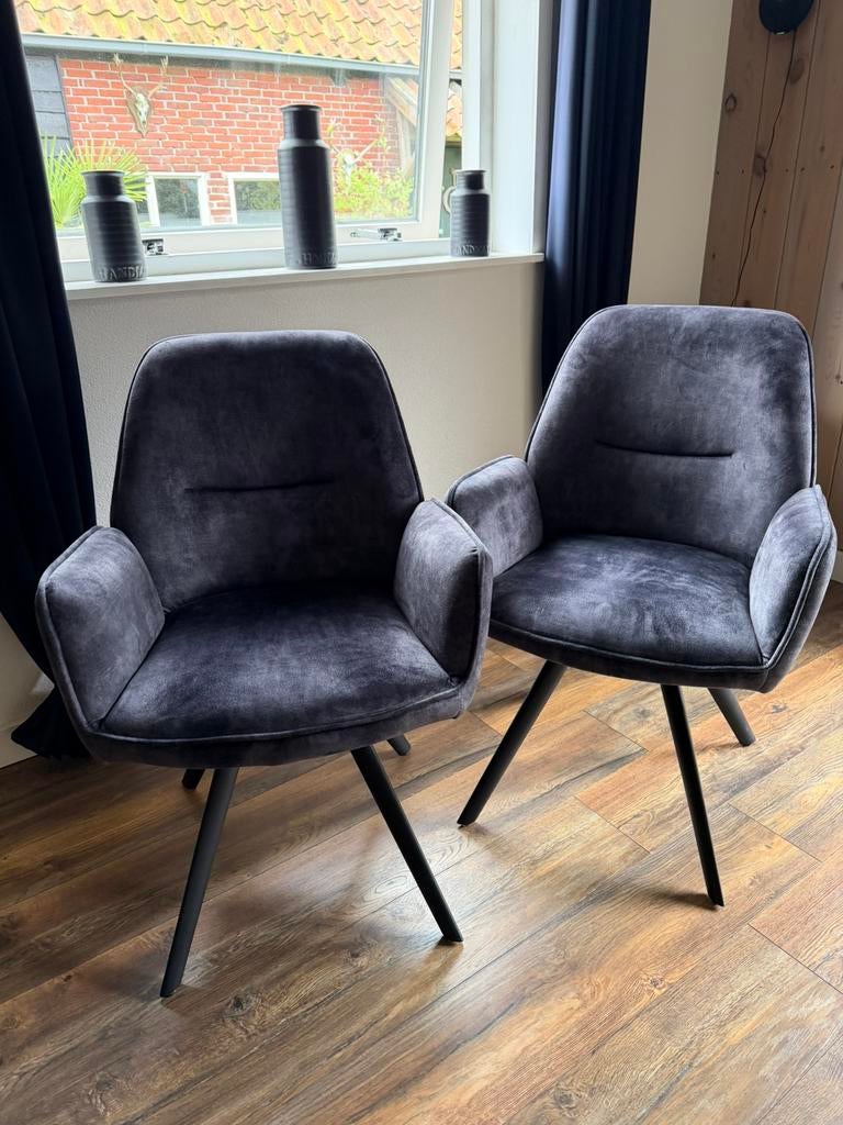 Zgan eethoek stoelen, Ophalen, Zo goed als nieuw, Minder dan 75 cm, 50 tot 75 cm
