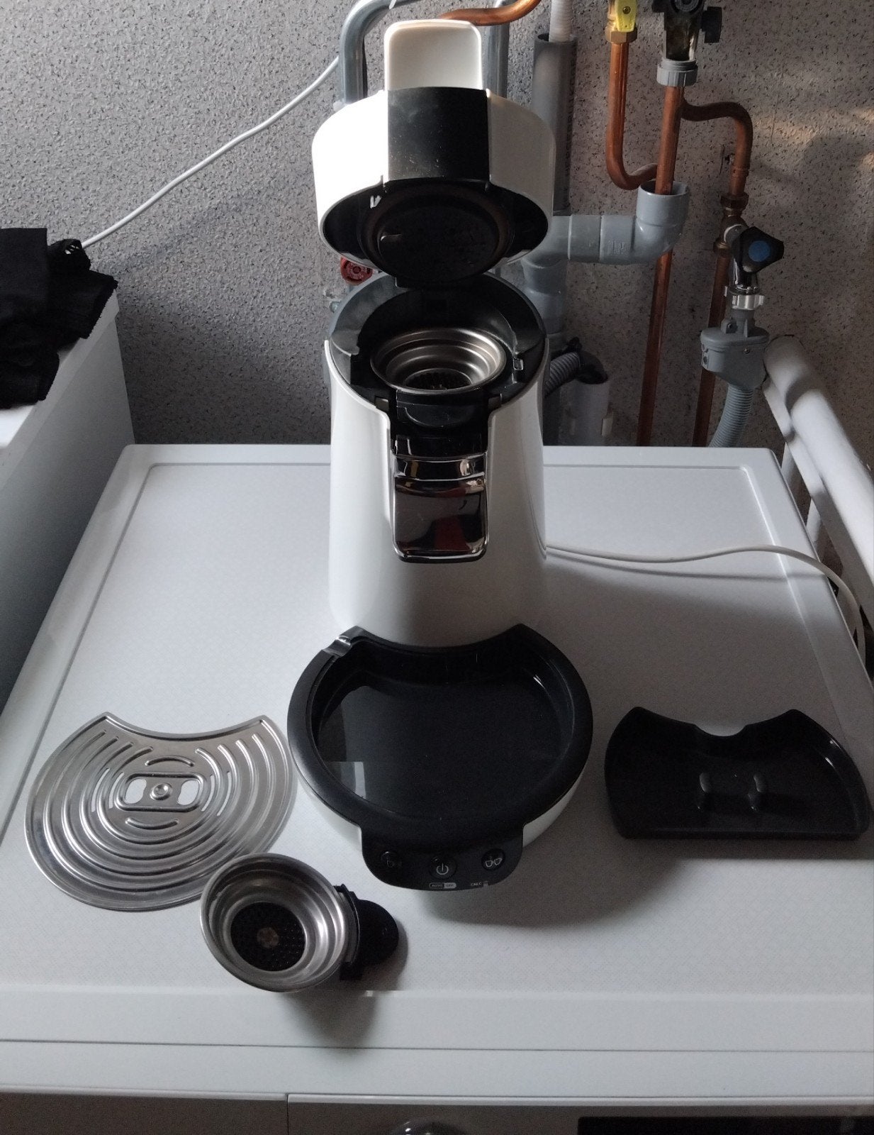 Philips Senseo Viva Café Koffiepadmachine Wit 25EURO, Witgoed en Apparatuur, Koffiezetapparaten, Ophalen, Koffiemachine, Zo goed als nieuw