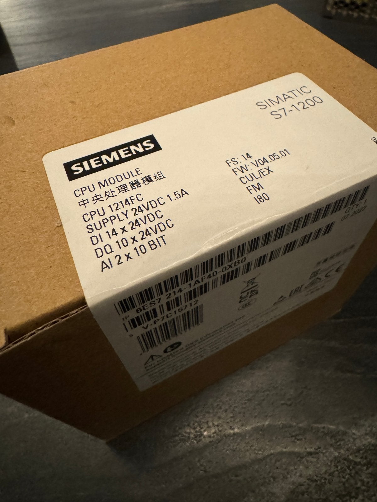 Siemens SIMATIC S7-1200 CPU 1214FC nieuw in doos, Ophalen of Verzenden