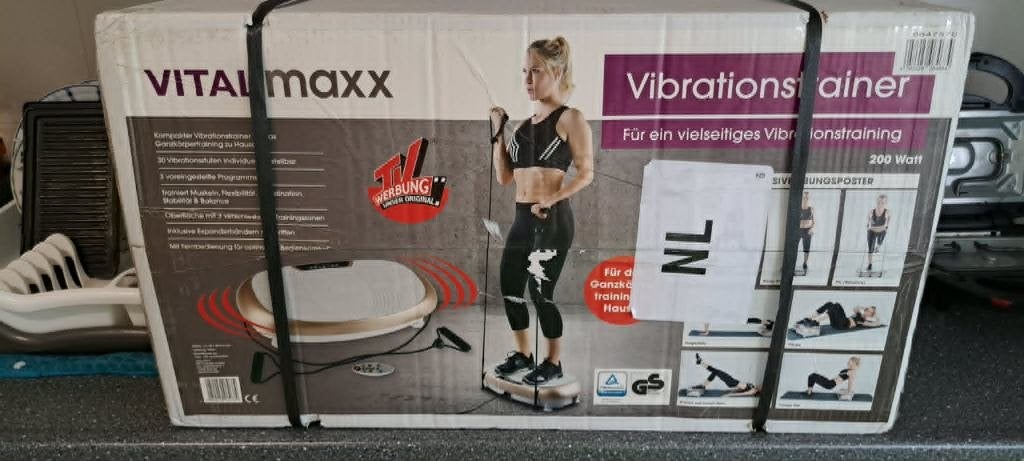 VITALMAXX  VIBRATIONSTRAINER 200 WATT. NIEUW., Ophalen, Nieuw, Buik, Krachtstation