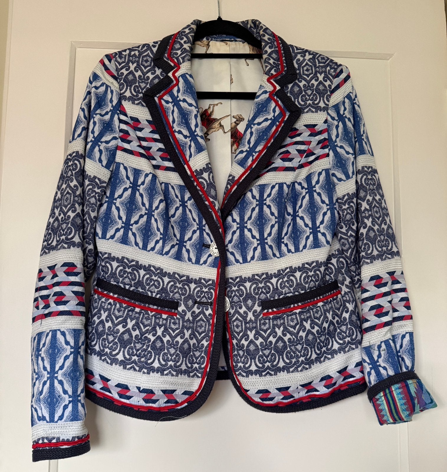 Maiden Lane volbert, Maat 38/40 (M), Blauw, Ophalen of Verzenden, Jasje