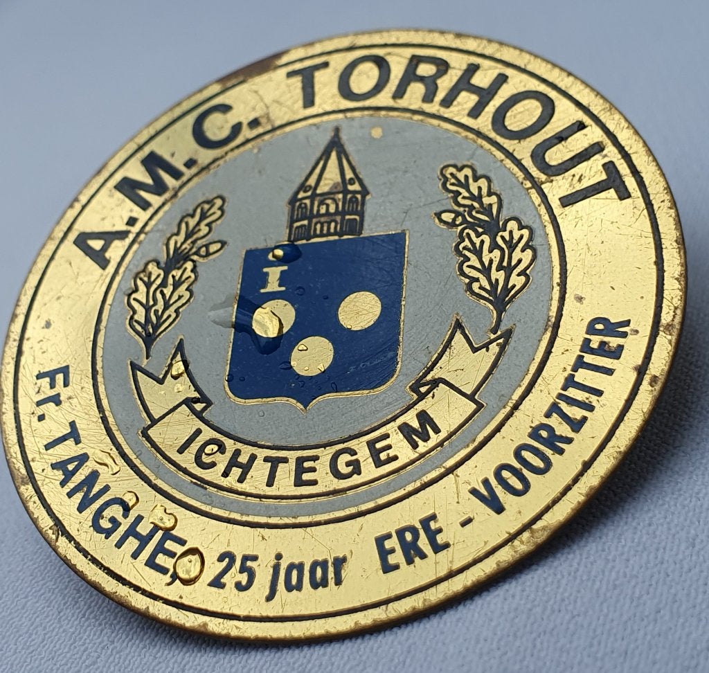 Plaquette - A.M.C. Torhout (Automobiel Motor Club Torhout), Verzamelen, Automerken, Motoren en Formule 1, Verzenden, Gebruikt