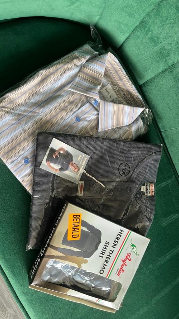 1 nieuw heren overhemd . Shirt . Thermo shirt . Mt xxl, Ophalen of Verzenden, Nieuw, Overige maten