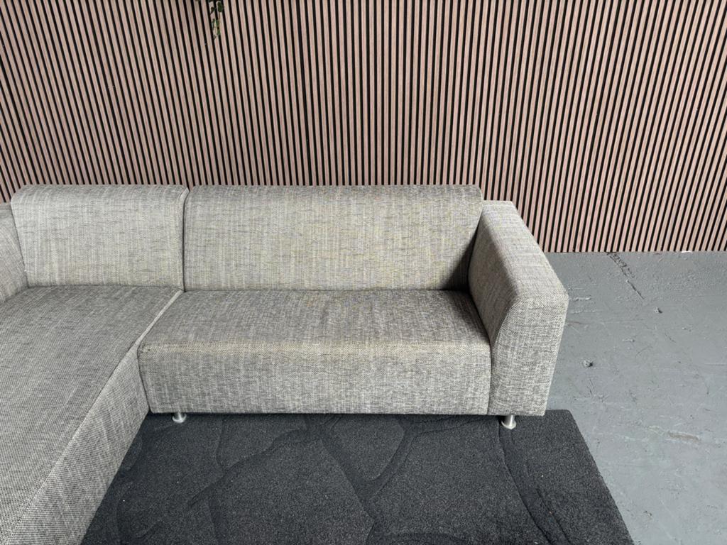 GRATIS LEVERING Loungebank Grijs 250x180 GEREINIGD, Huis en Inrichting, Hoekbank, Ophalen of Verzenden, Zo goed als nieuw, 200 tot 250 cm