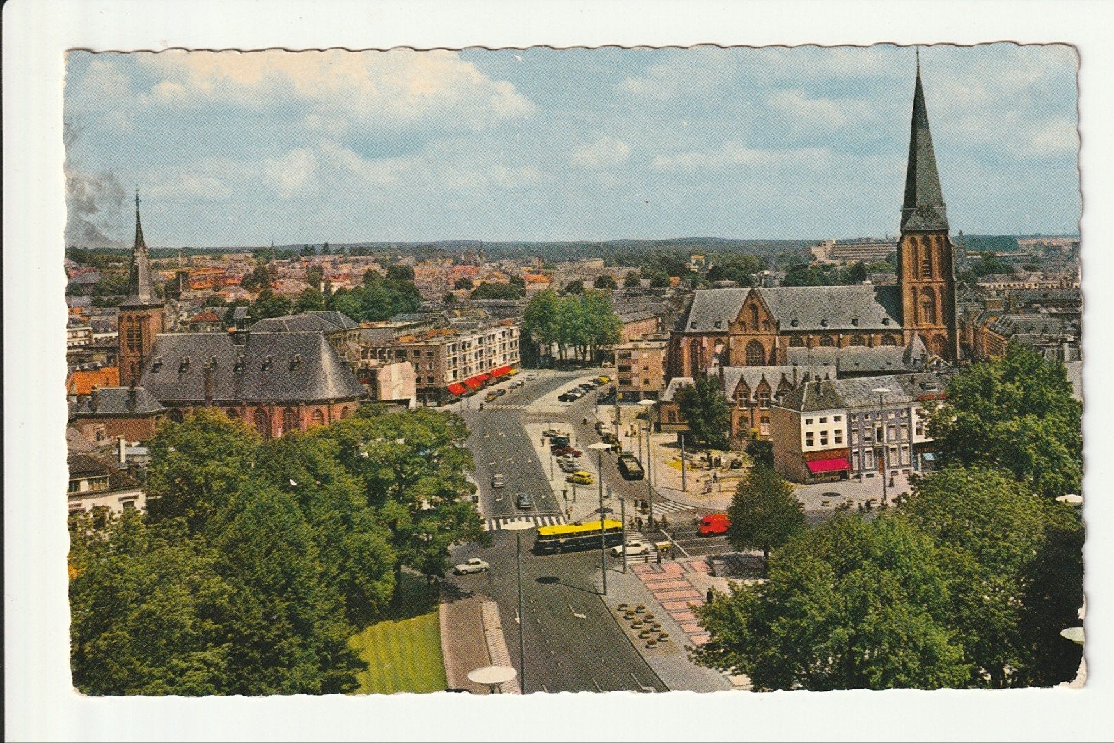 ARNHEM Ir. van MUYLWIJKSTRAAT KRUISPUNT VELPERPLEIN TROLLEY, Ophalen of Verzenden, 1940 tot 1960, Gelopen, Gelderland