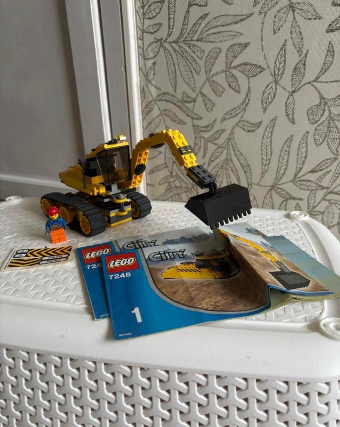 Lego city graafmachine 7248, Kinderen en Baby's, Speelgoed | Duplo en Lego, City, Verzenden, Lego, Zo goed als nieuw