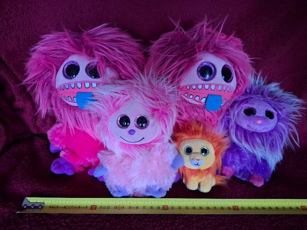 TY Frizzys Knuffel 5 stuks, Ophalen of Verzenden, Zo goed als nieuw, Overige typen