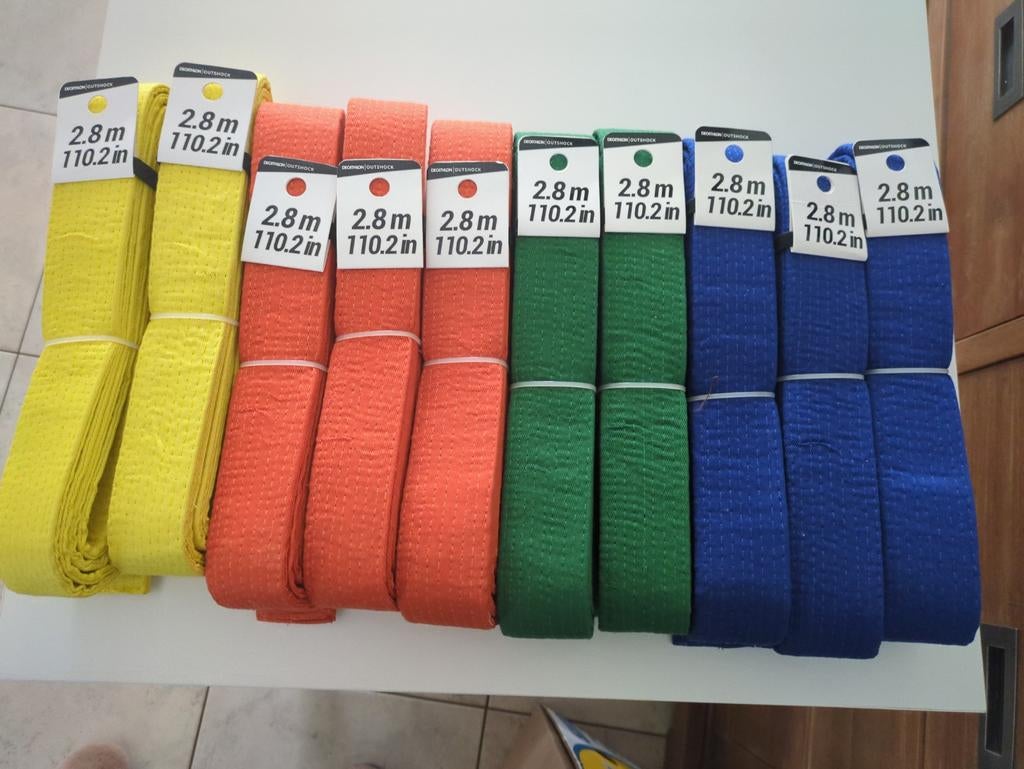 Nieuwe vechtsportbanden 2.8m voor Judo en Karate, Ophalen of Verzenden, Nieuw, Judo, Vechtsportmateriaal