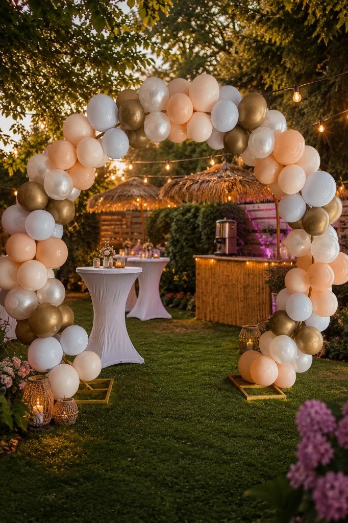 Te huur prachtige ballonnenboog, Ophalen, Zo goed als nieuw, Geboorte of Huwelijk