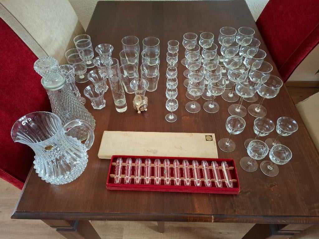 Kristal glas, Antiek en Kunst, Ophalen