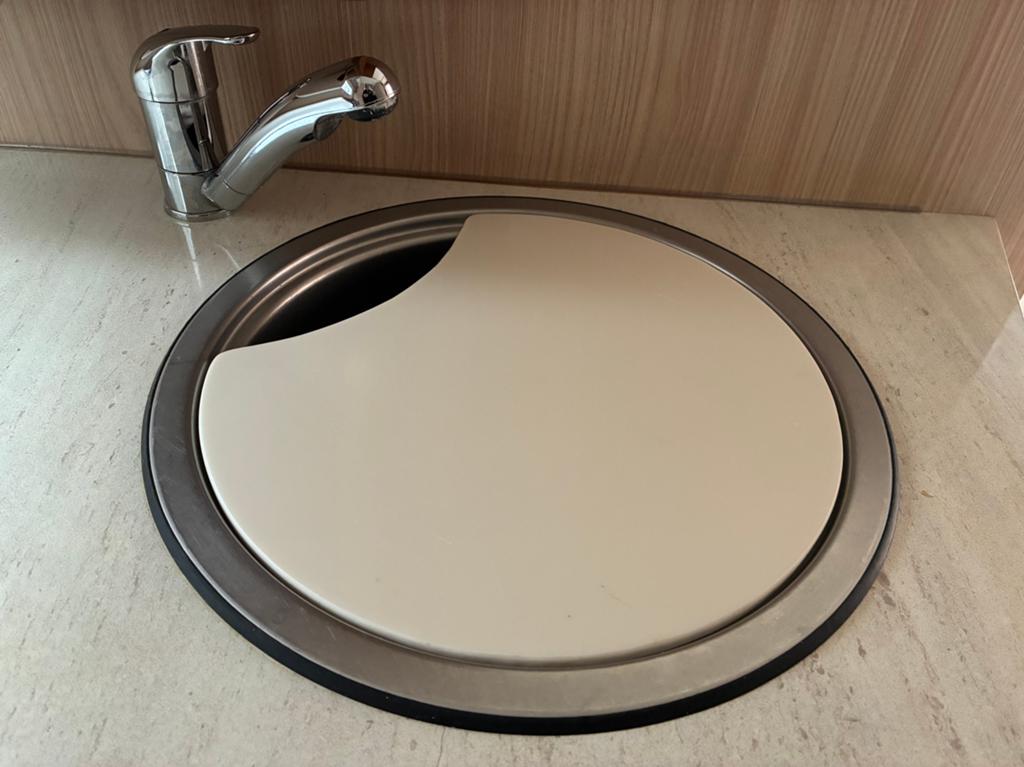 Inleg blad wasbak camper caravan, Ophalen of Verzenden, Zo goed als nieuw, Wastafel