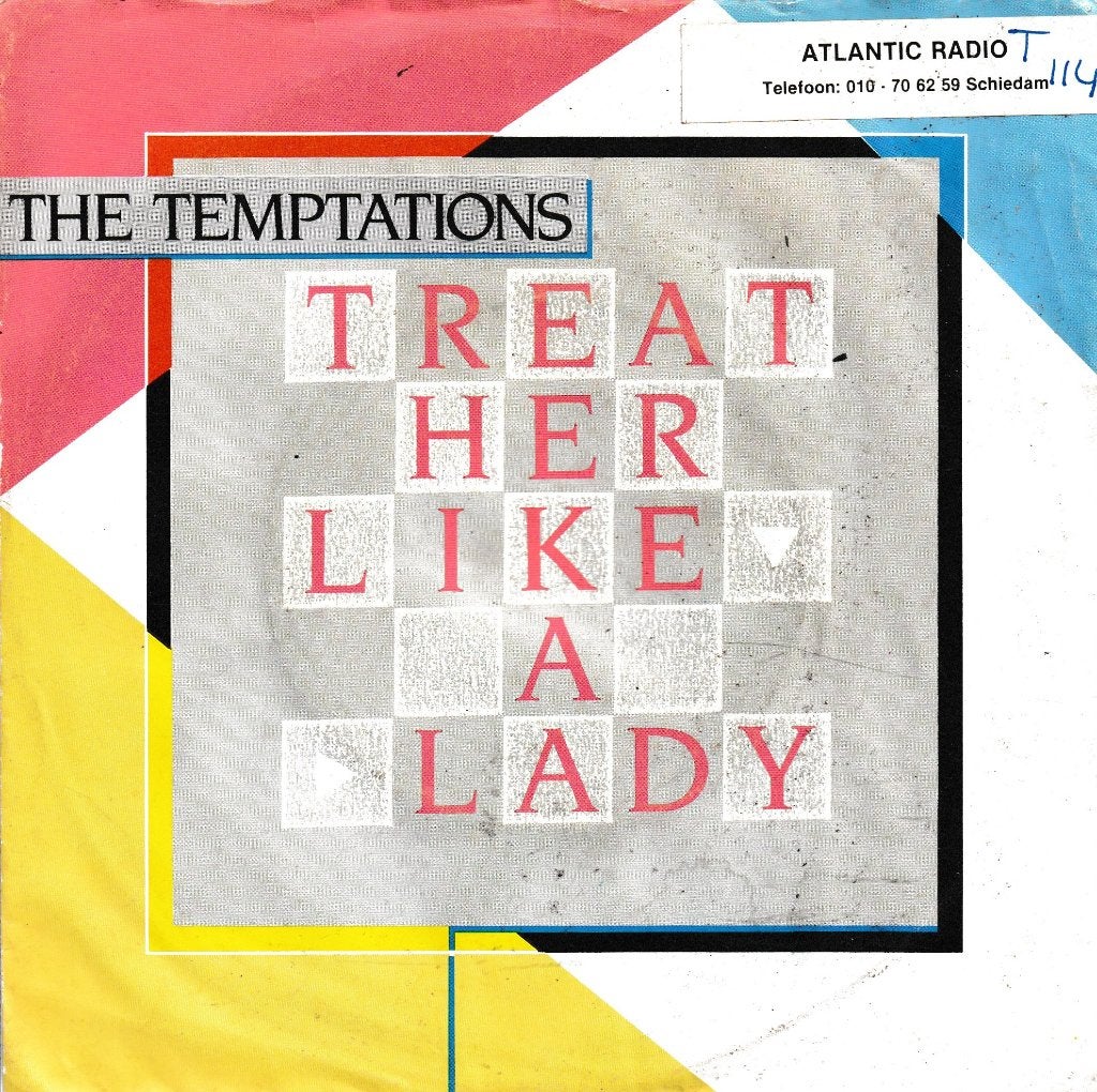 The Temptations - Treat her like a lady, Cd's en Dvd's, Vinyl Singles, Ophalen of Verzenden, Gebruikt, 7 inch, Pop