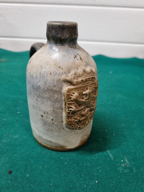 Kruik vintage met wapenschild aardewerk, Huis en Inrichting, Ophalen of Verzenden, 'T Olde Gre-j, Info@toldegrej.nl, Endepoelstraat 20f Didam